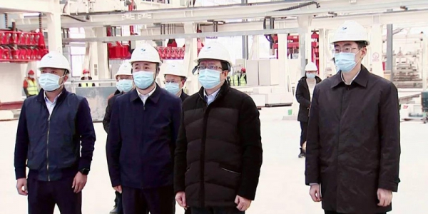 市委書記慕新海蒞臨宏量基筑實(shí)地調(diào)研！